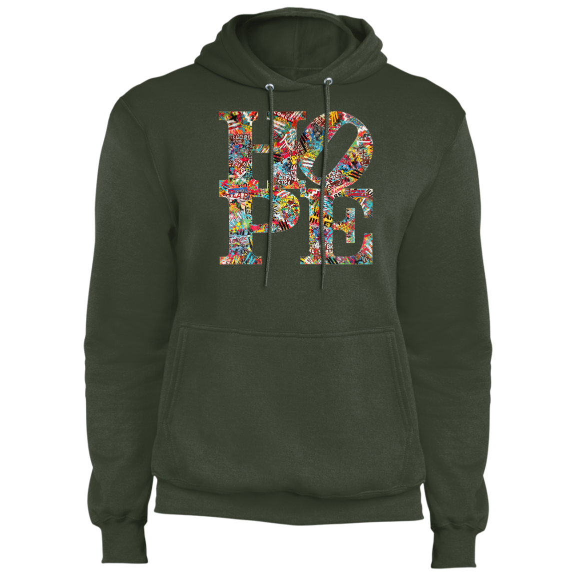 "HOPE" Core Fleece Pullover Hoodie