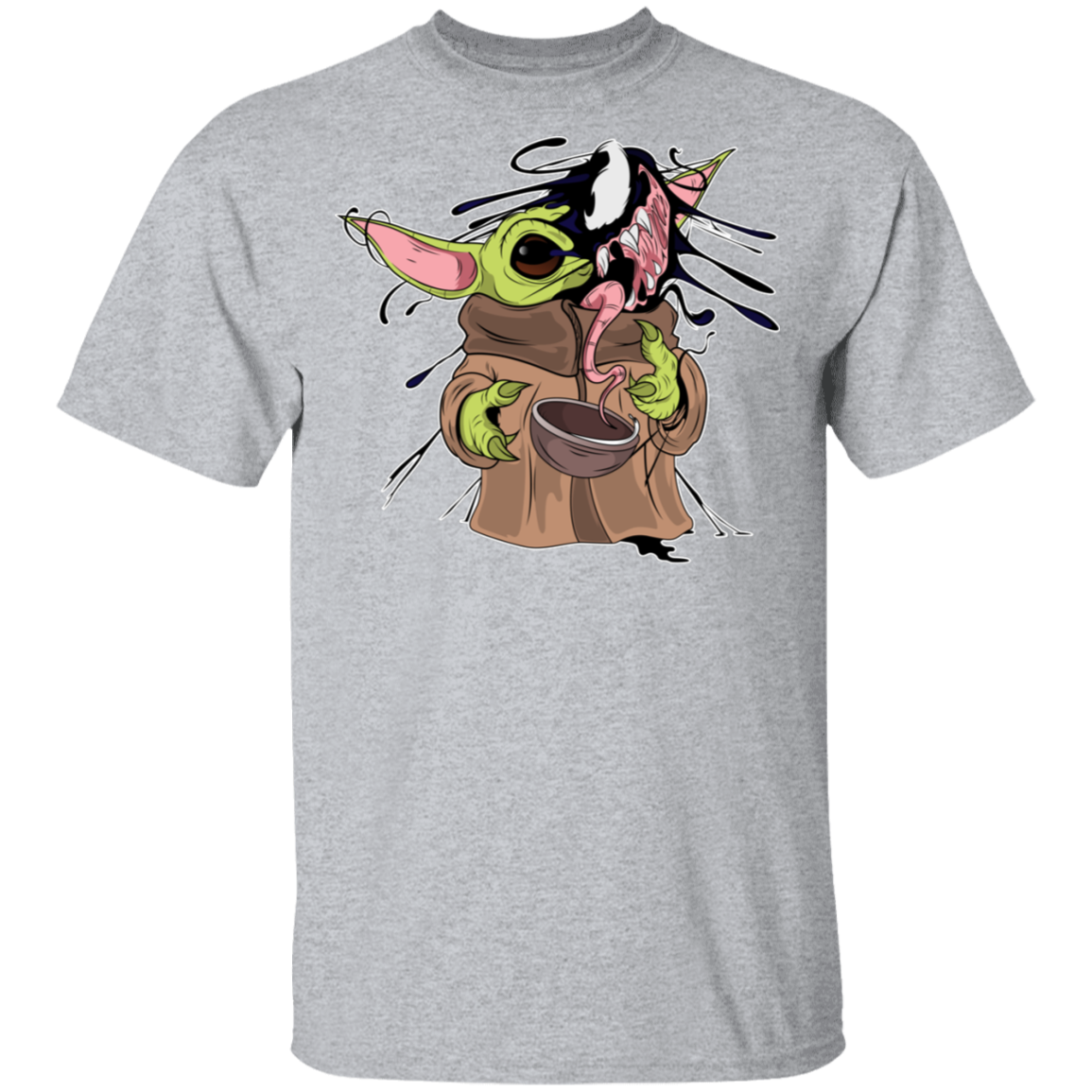 "BABY YODA VENOM" 5.3 oz. T-Shirt