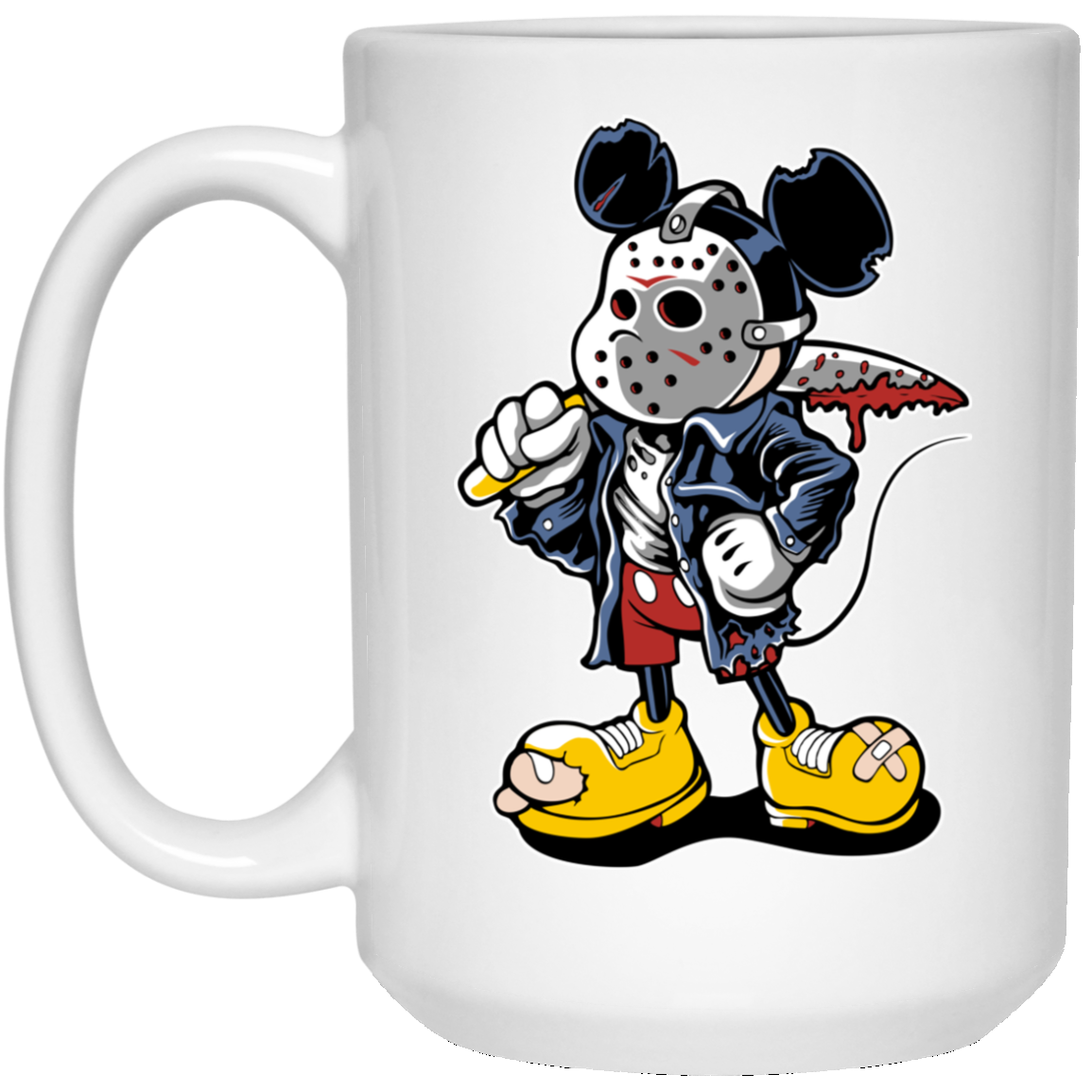 "MANIAC MICKEY 15 oz. White Mug