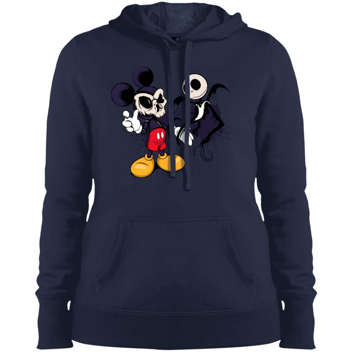 "NIGHTMARE MICKEY Ladies' Pullover Hooded Sweatshirt