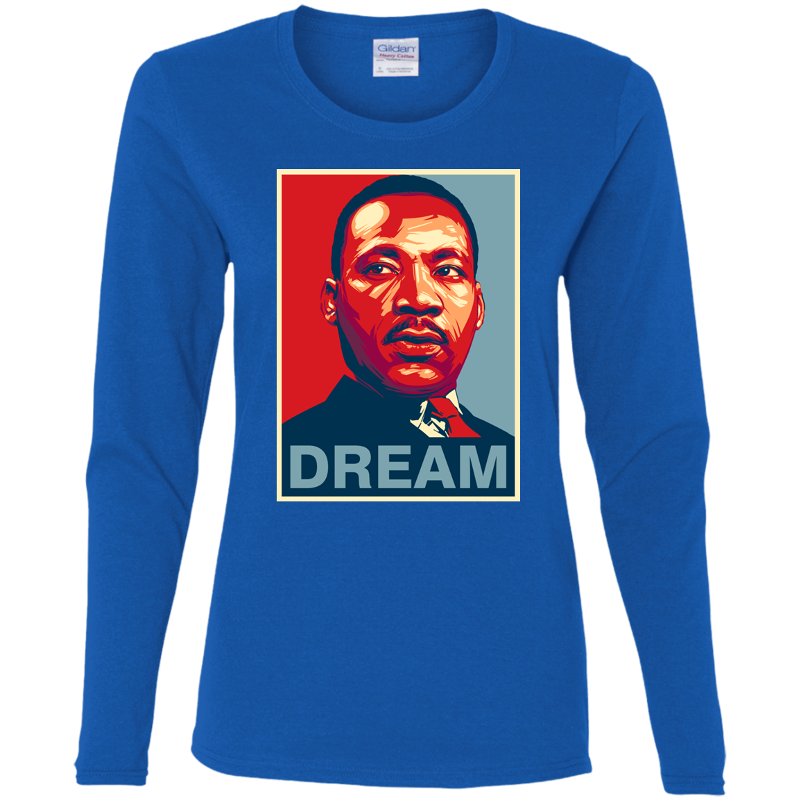 "DREAM" Ladies' Cotton LS T-Shirt
