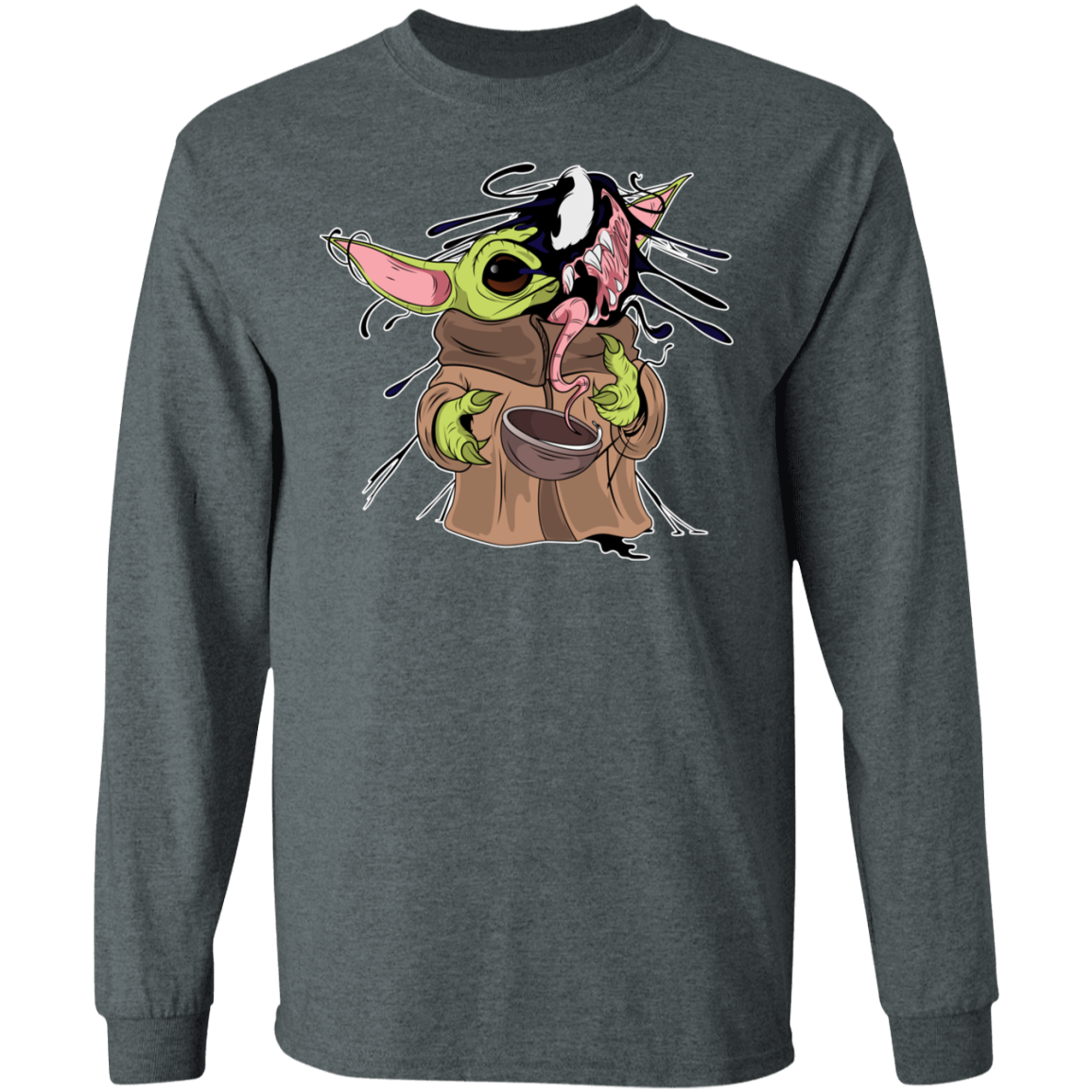 "BABY YODA VENOM" LS Ultra Cotton T-Shirt