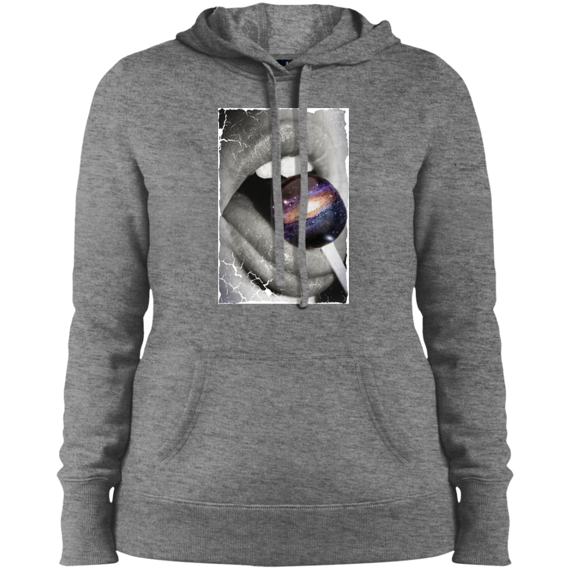 "GALACTIC TASTE" Ladies' Pullover Hooded Sweatshirt