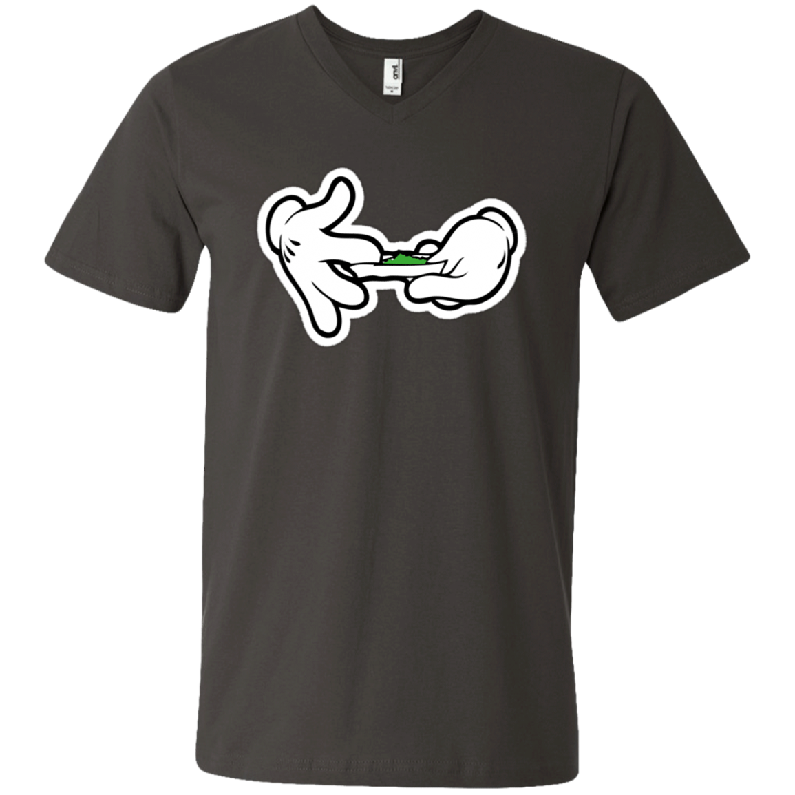 "ROLL THAT ISH" Men's Printed V-Neck T-Shirt