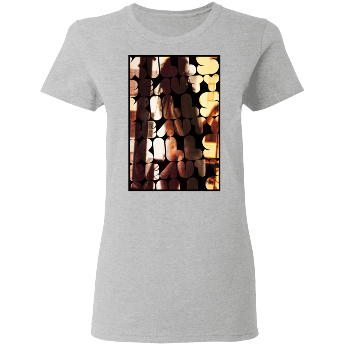 "BEAUTY KILLS" Ladies' 5.3 oz. T-Shirt