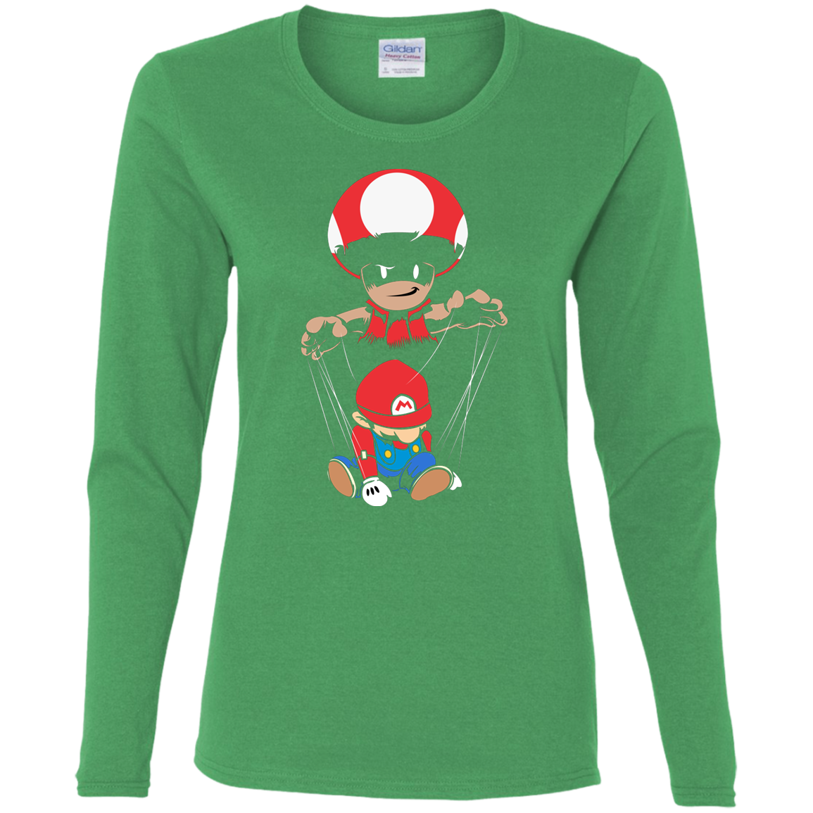 "MARIO DOLL" Ladies' Cotton LS T-Shirt