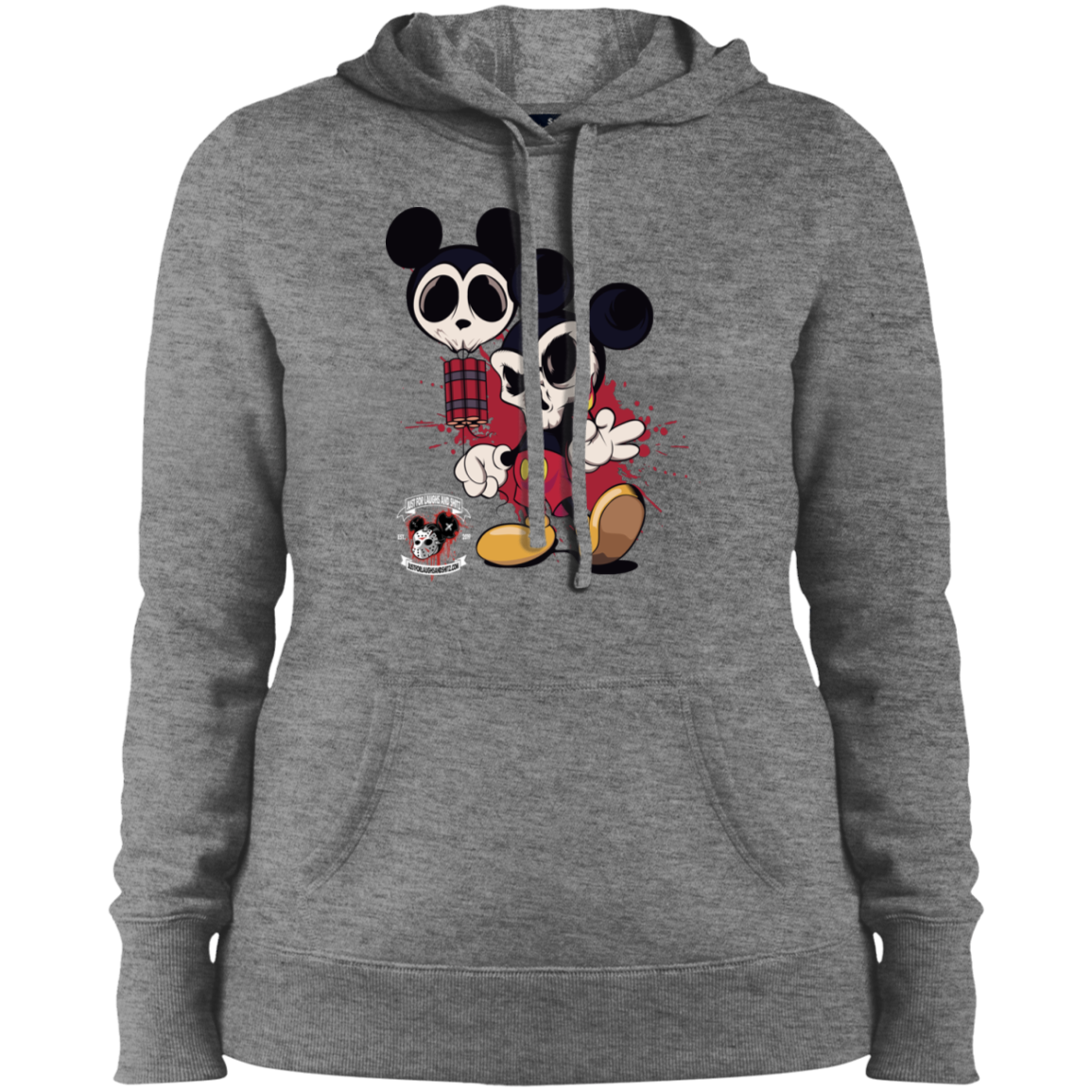 "MICKEY GO BOOM" Ladies' Pullover Hooded Sweatshirt