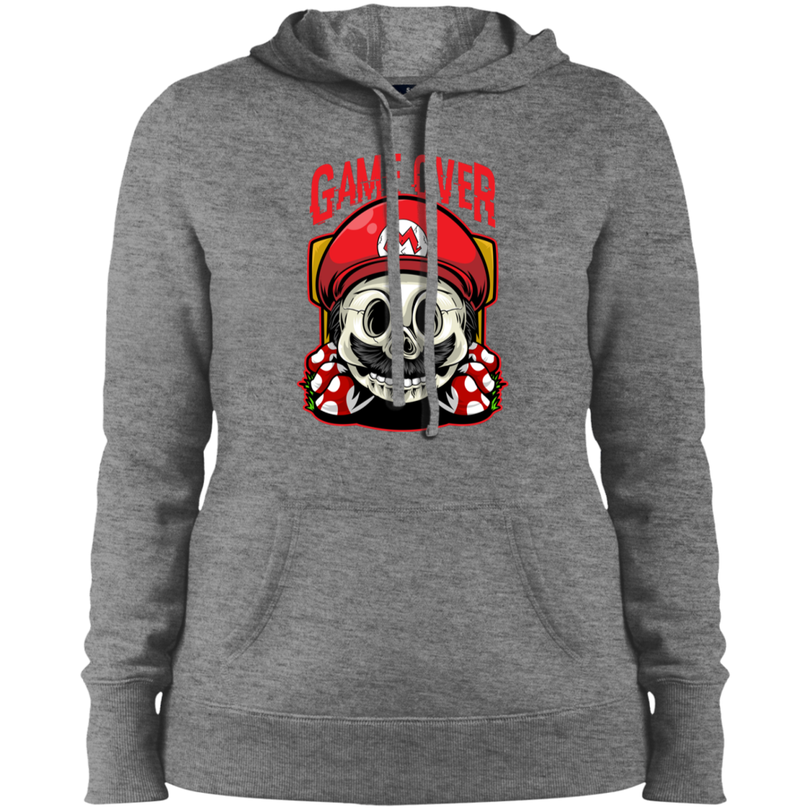 "GAME OVER" Ladies' Pullover Hooded Sweatshirt