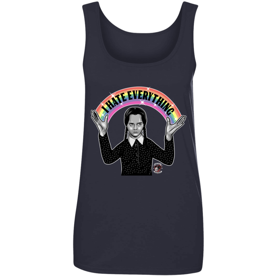 "I HATE EVERYTHING" Ladies' 100% Ringspun Cotton Tank Top