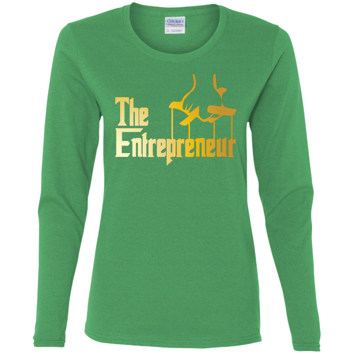 "HANDS OF AN ENTREPRENEUR" Ladies' Cotton LS T-Shirt