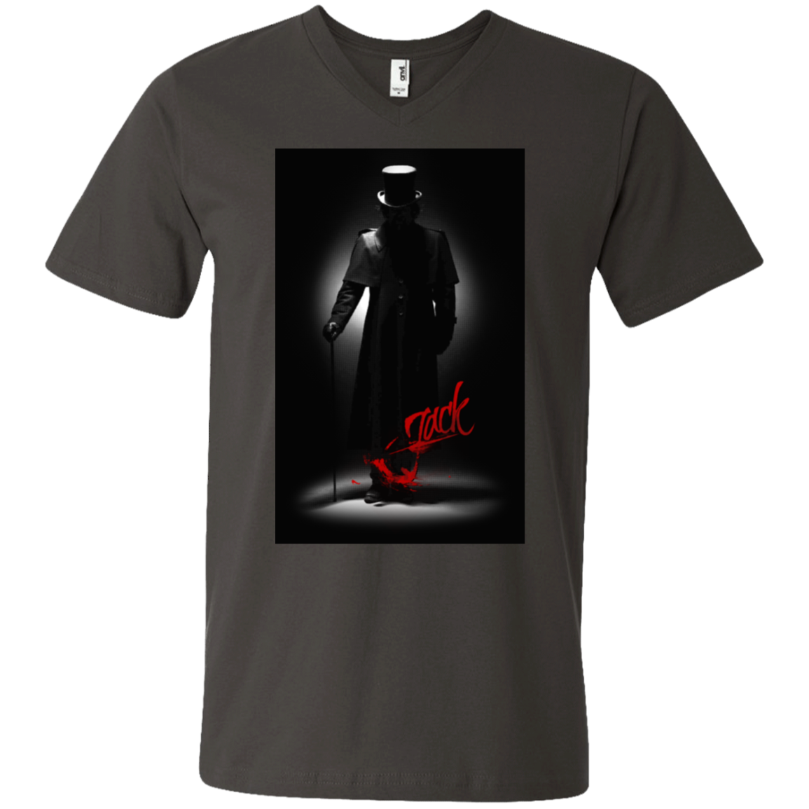 "JACK" Men's Printed V-Neck T-Shirt