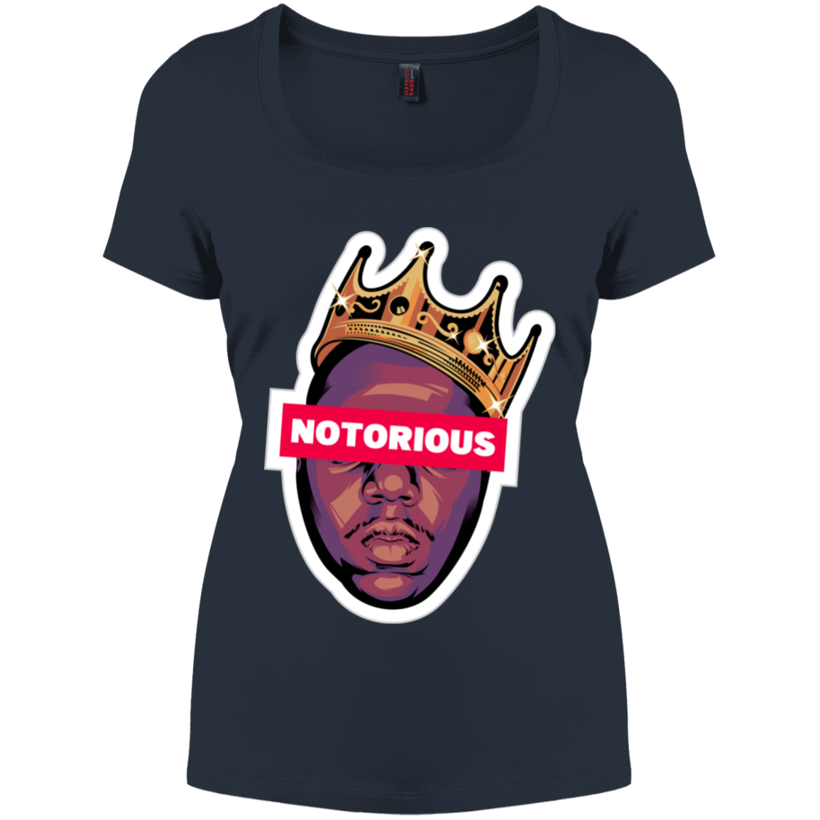 "NOTORIOUS" Women's Perfect Scoop Neck Tee