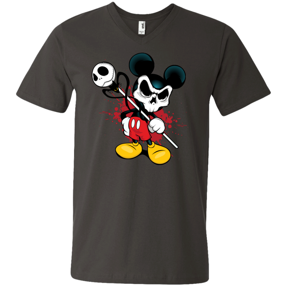 "STAFF OF POWER" Men's Printed V-Neck T-Shirt