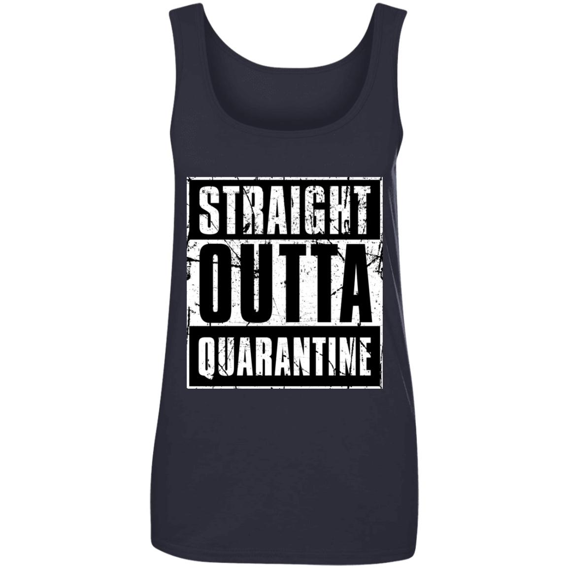 "QUARANTINE" Ladies' 100% Ringspun Cotton Tank Top