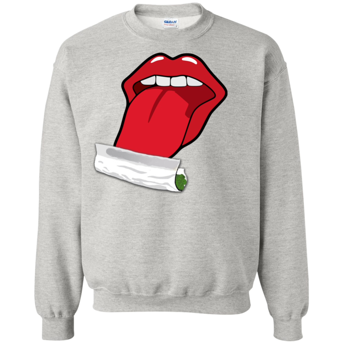 "ROLLING A JOINT" Crewneck Pullover Sweatshirt 8 oz.