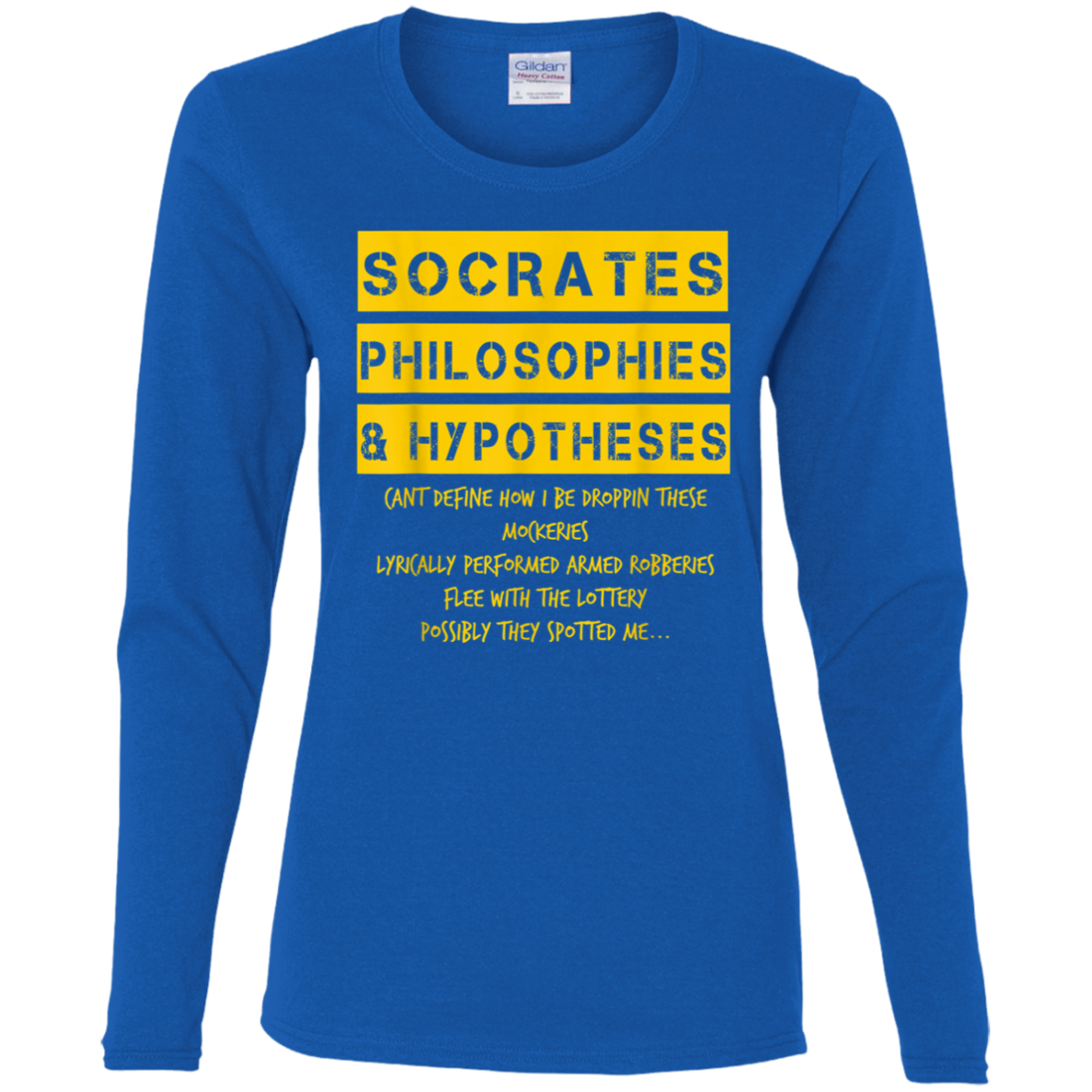 "SOCRATES" Ladies' Cotton LS T-Shirt