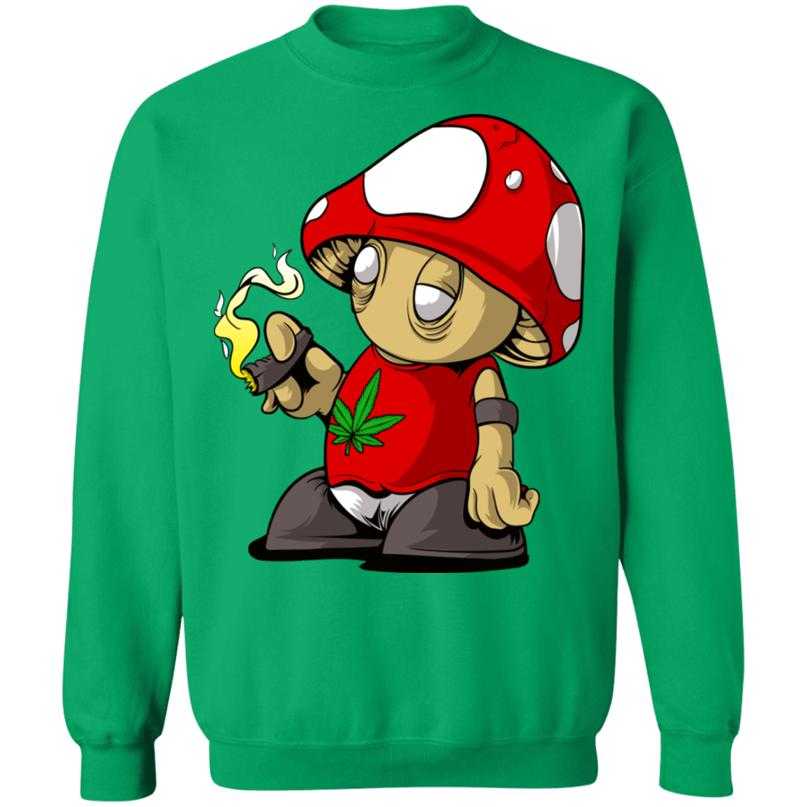 "MUSHROOM CLOUDS" Crewneck Pullover Sweatshirt 8 oz.