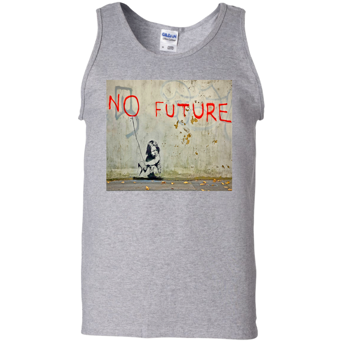 "NO FUTURE" 100% Cotton Tank Top