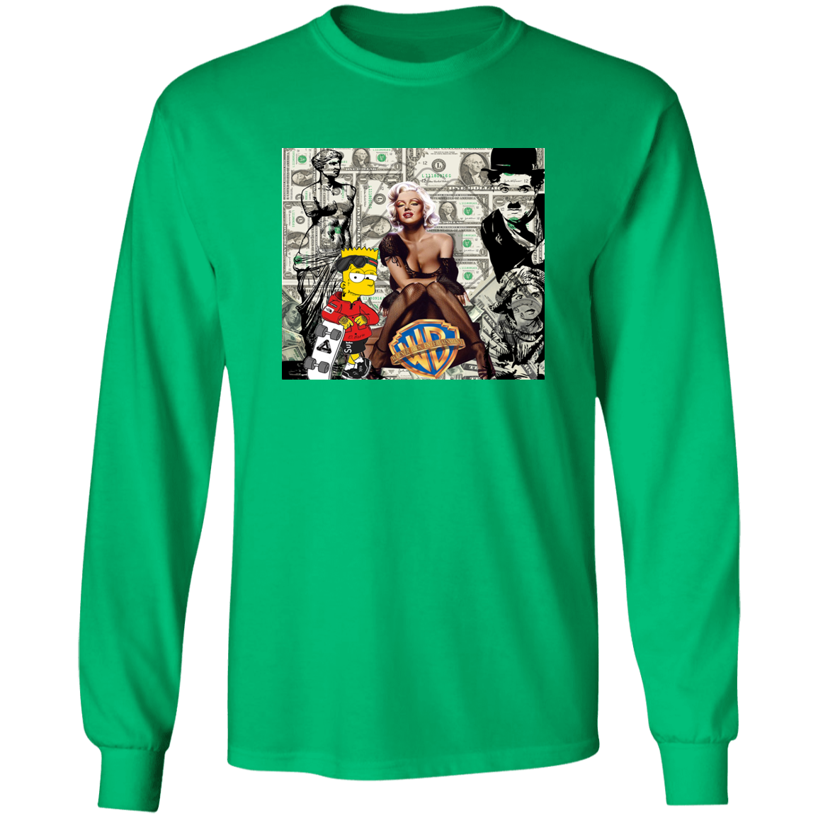 "MONEY MAKING MARILYN" LS Ultra Cotton T-Shirt