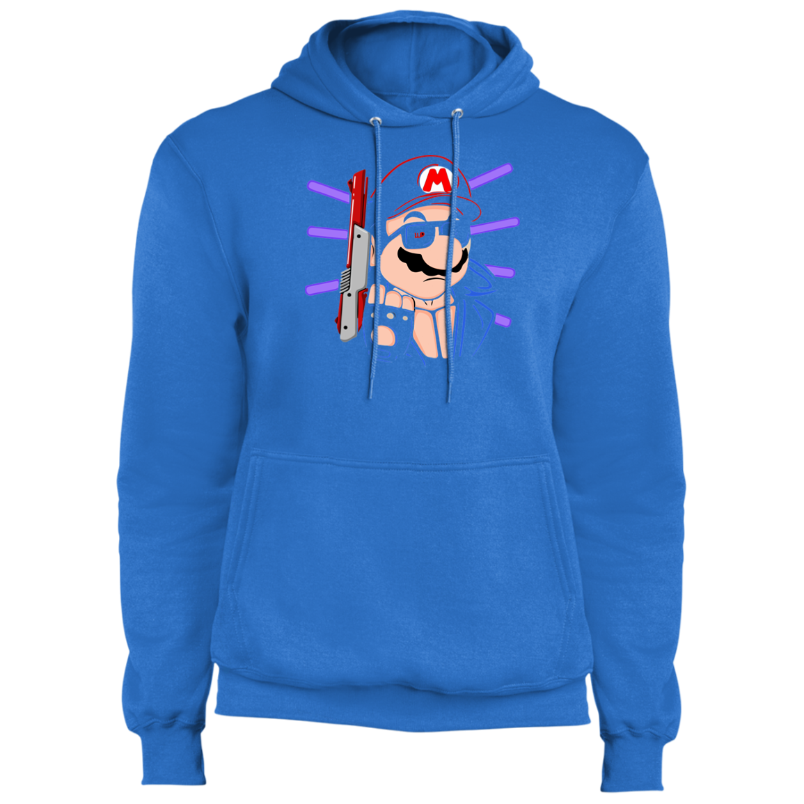 "MARIO TERMINATOR" Core Fleece Pullover Hoodie