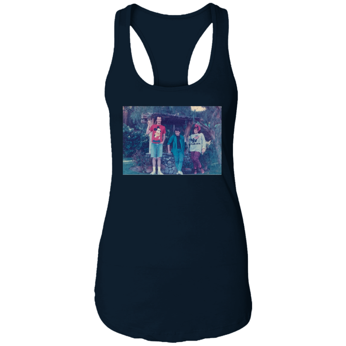 "DO YOU REMEMBER" Ladies Ideal Racerback Tank