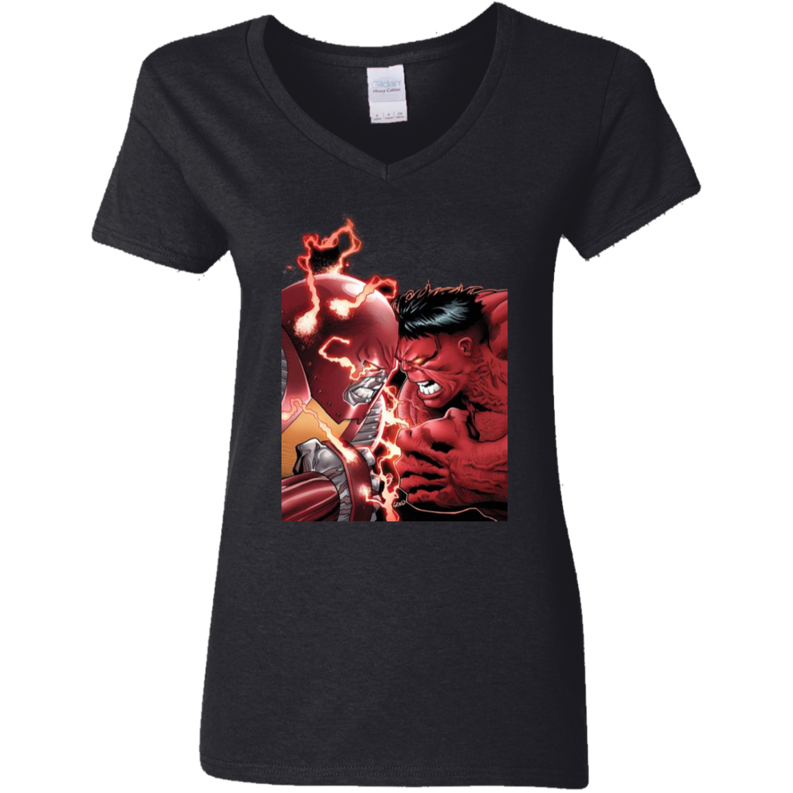 "THE ULTIMATE GRUDGE MATCH" Ladies' 5.3 oz. V-Neck T-Shirt