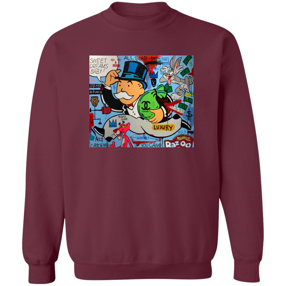 "SWEET DREAMS" Crewneck Pullover Sweatshirt