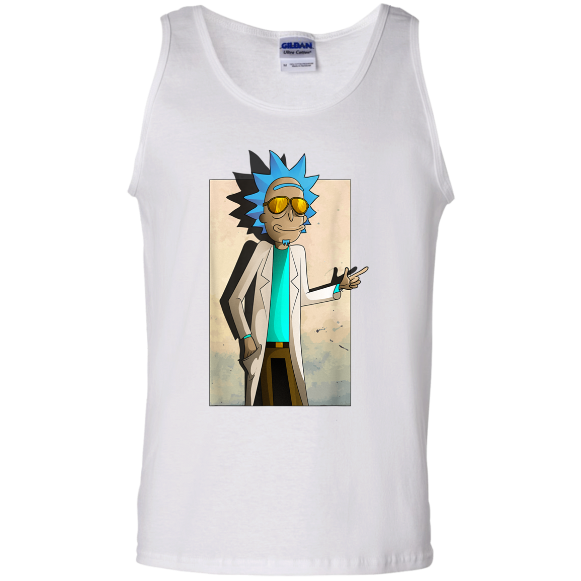 "COOL RICK" 100% Cotton Tank Top