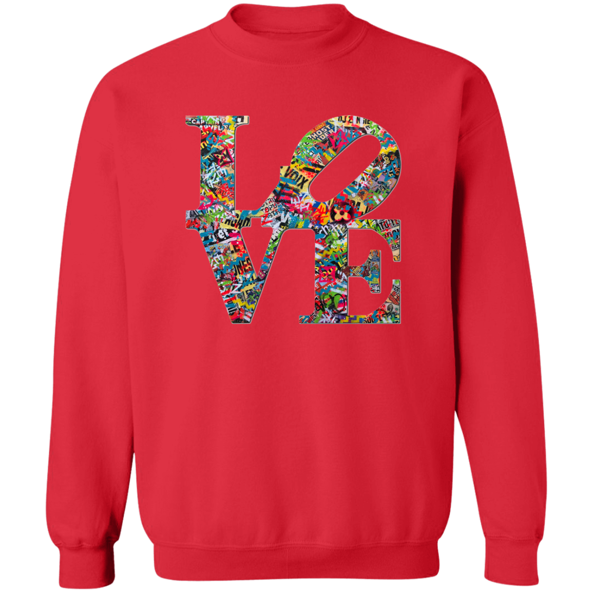 "LOVE 2.0" Crewneck Pullover Sweatshirt