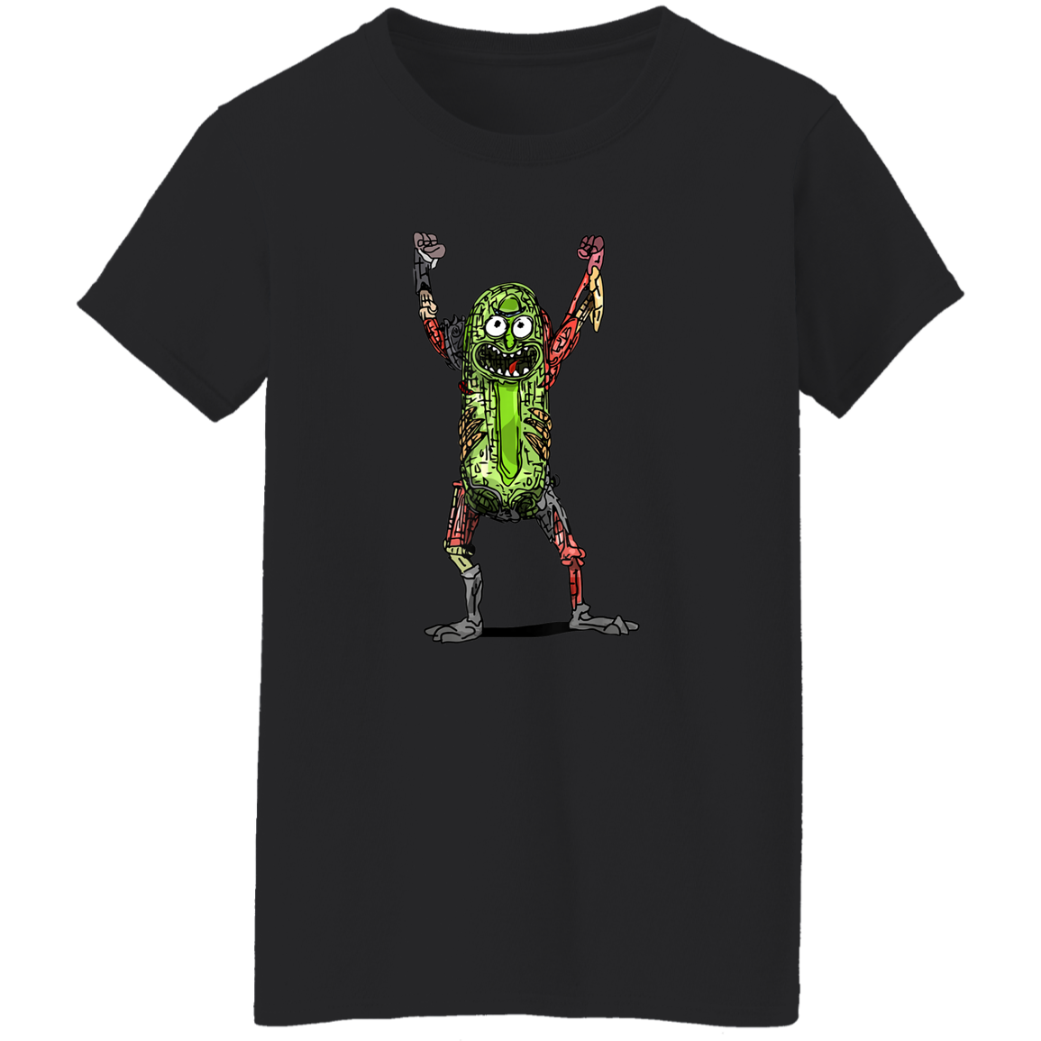 "PICKLE RICK" Ladies' 5.3 oz. T-Shirt