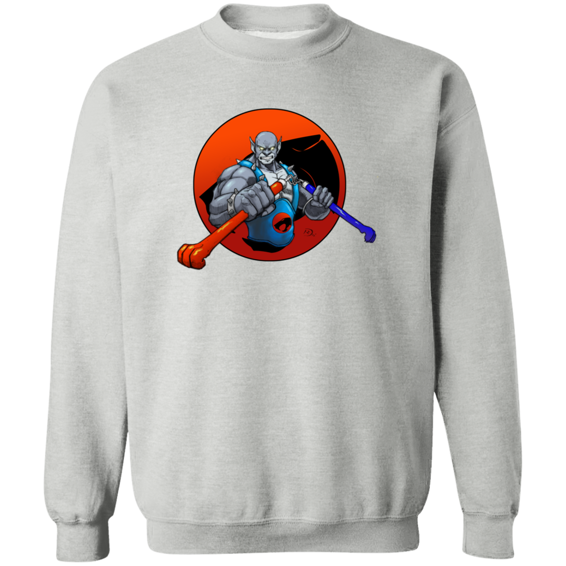 "PANTHRO" Crewneck Pullover Sweatshirt