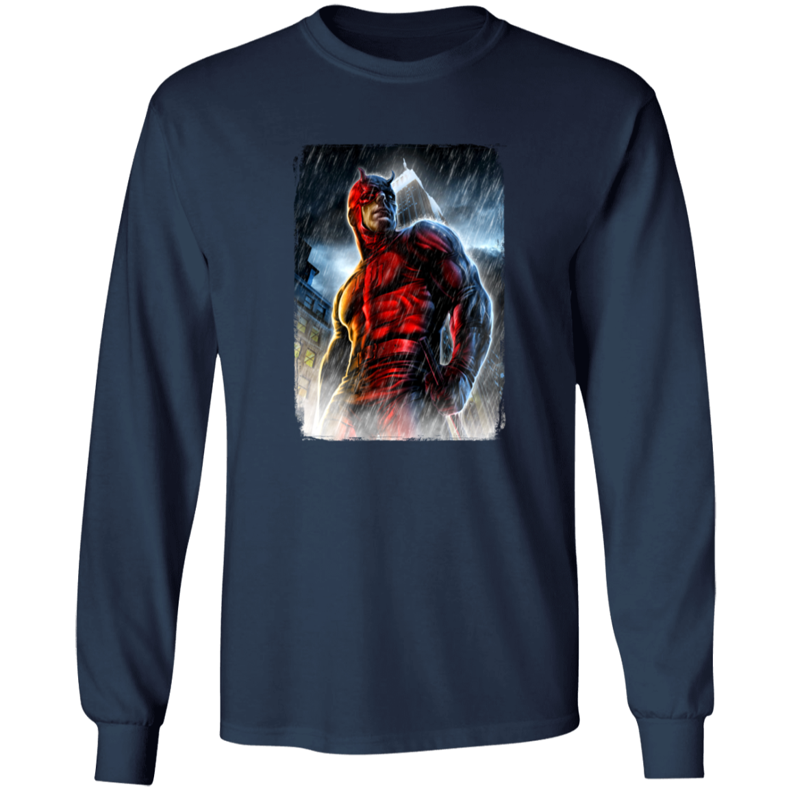 "THE MAN WITHOUT FEAR" LS Ultra Cotton T-Shirt