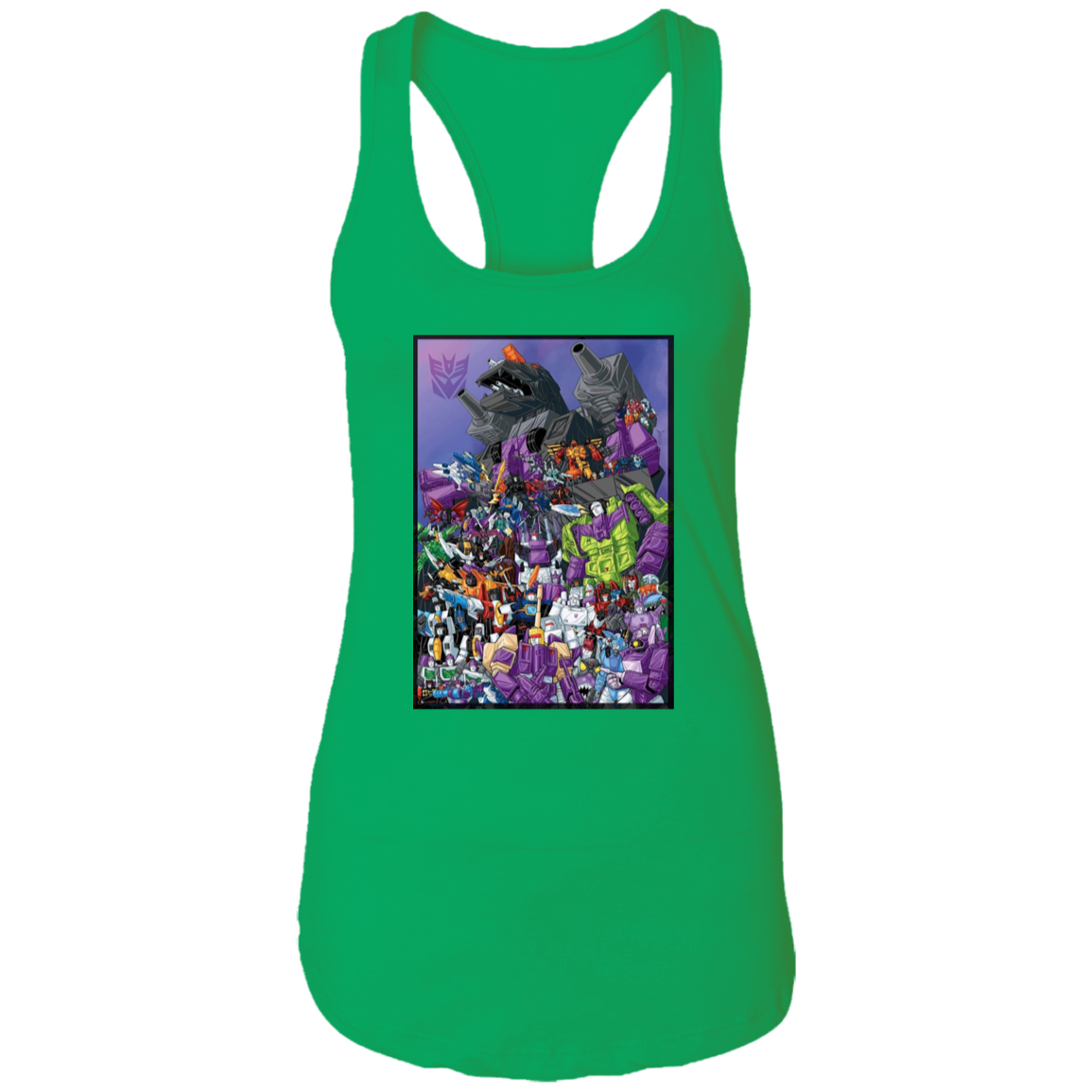 "DECEPTICONS UNITE" Ladies Ideal Racerback Tank