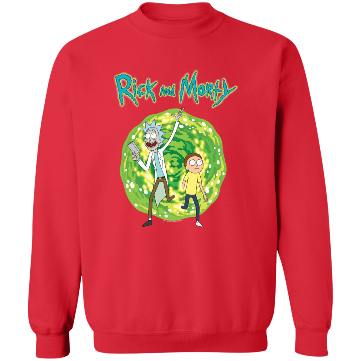 "RICK AND MORTY" Crewneck Pullover Sweatshirt