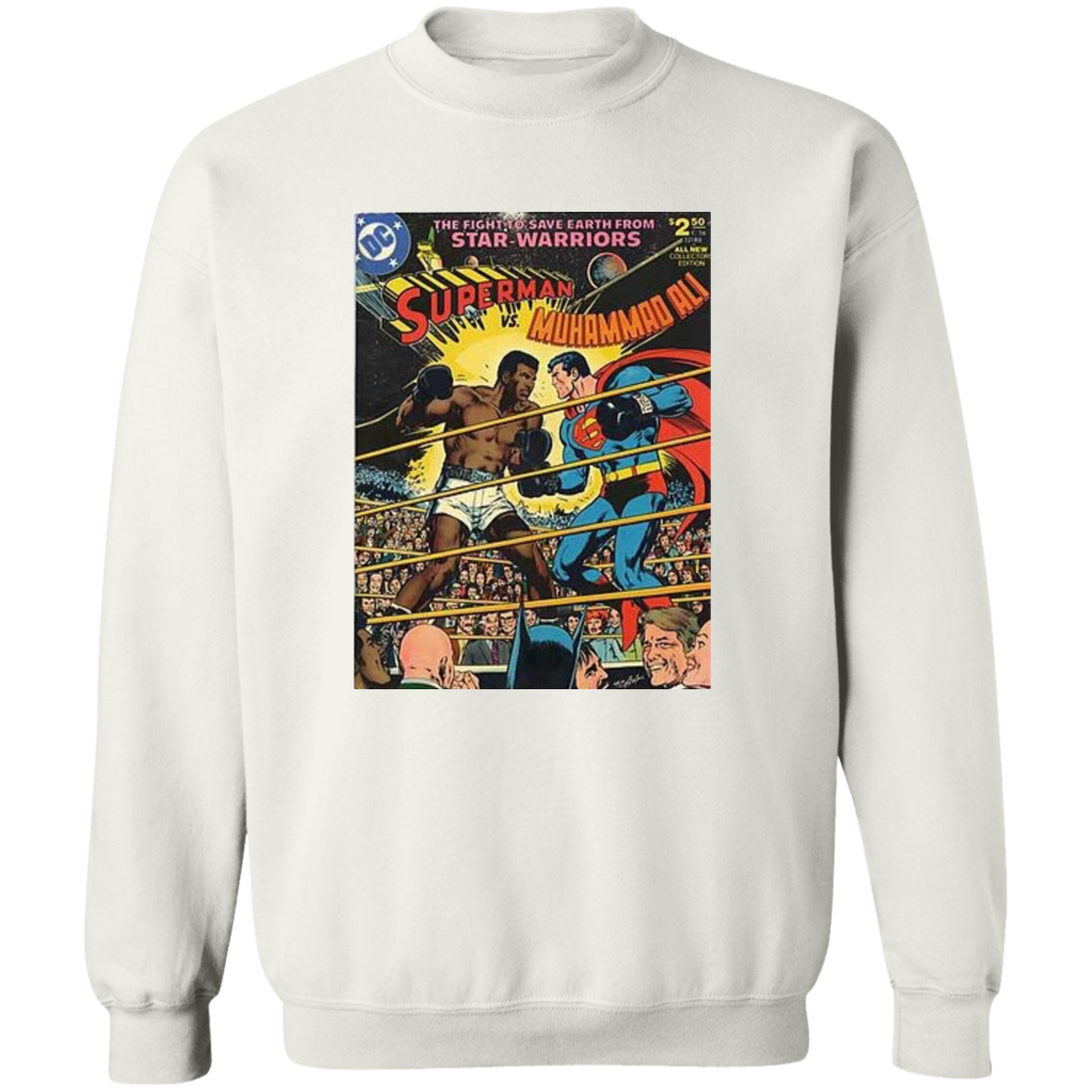 "SUPERMAN VS ALI" Crewneck Pullover Sweatshirt