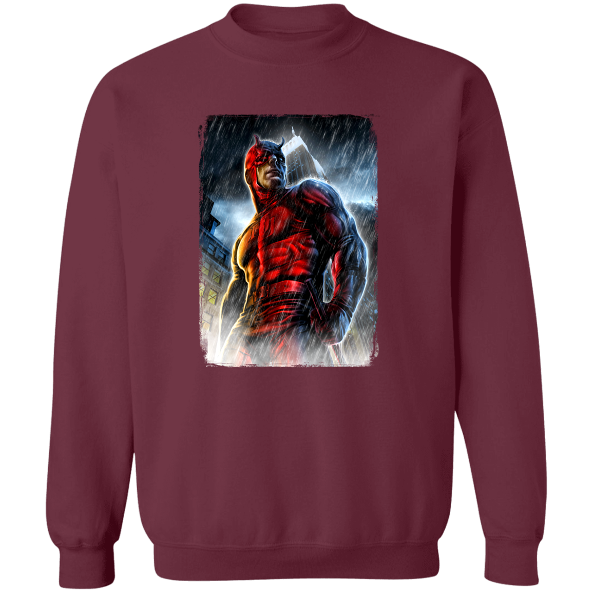 "THE MAN WITHOUT FEAR" Crewneck Pullover Sweatshirt