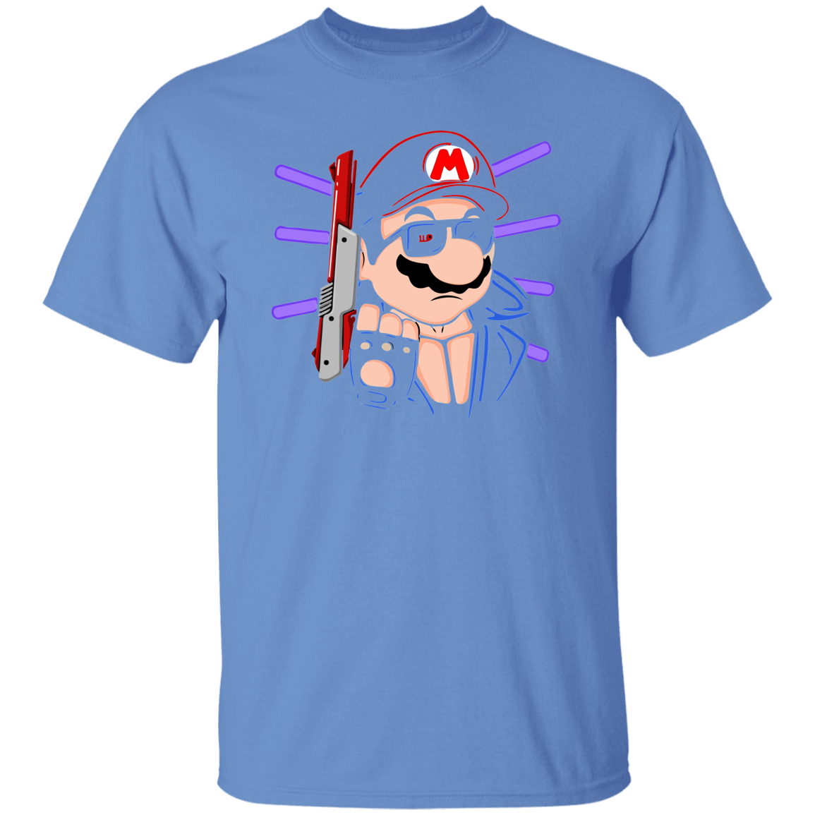 "MARIO TERMINATOR" 5.3 oz. T-Shirt