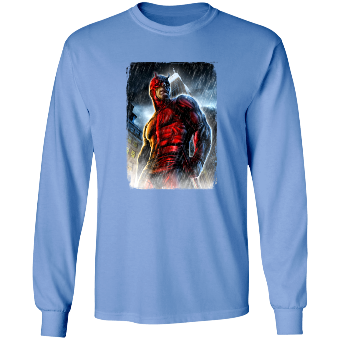 "THE MAN WITHOUT FEAR" LS Ultra Cotton T-Shirt