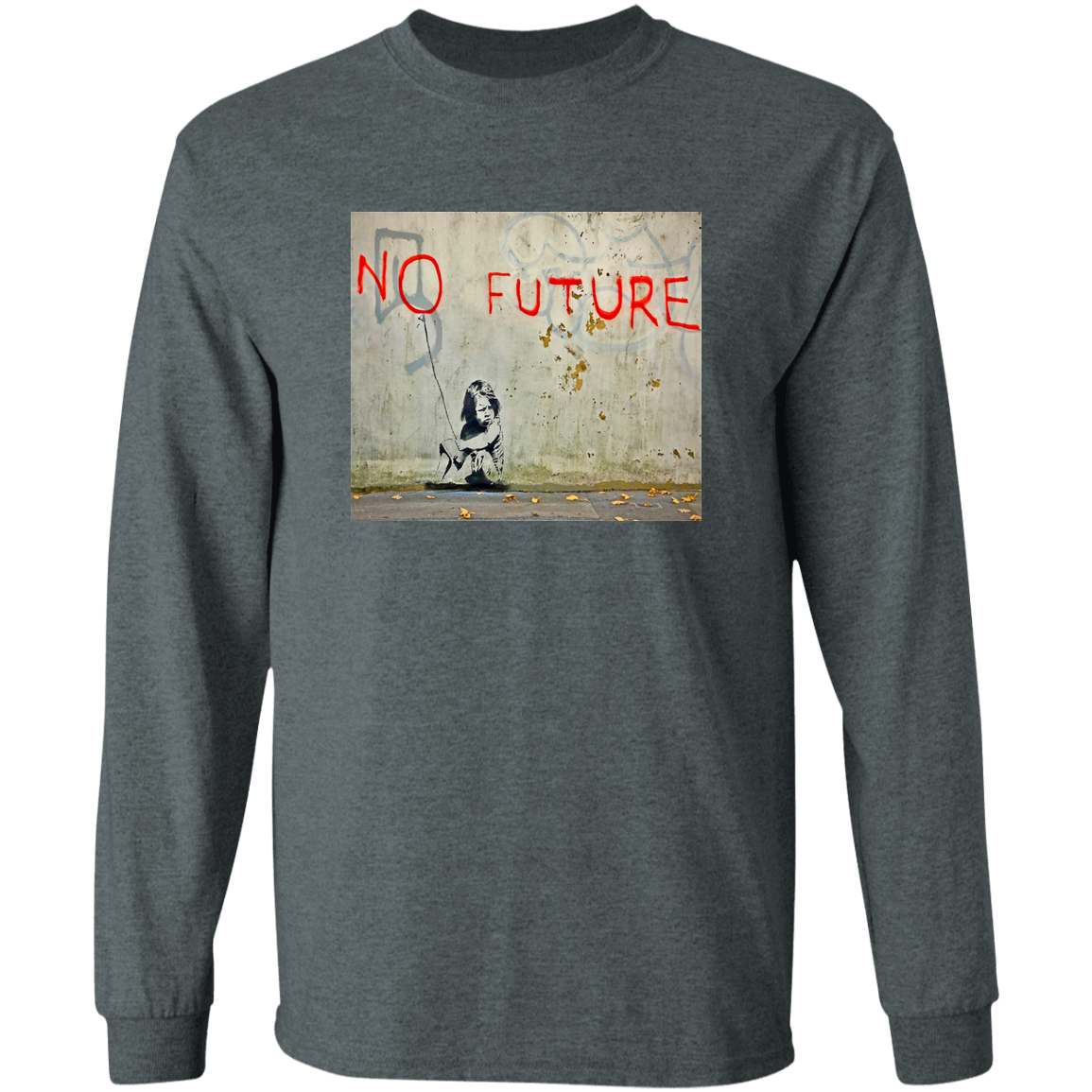 "NO FUTURE" LS Ultra Cotton T-Shirt