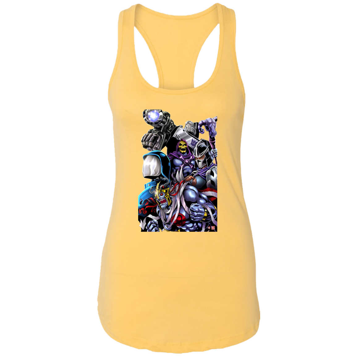 "80's EVIL" Ladies Ideal Racerback Tank