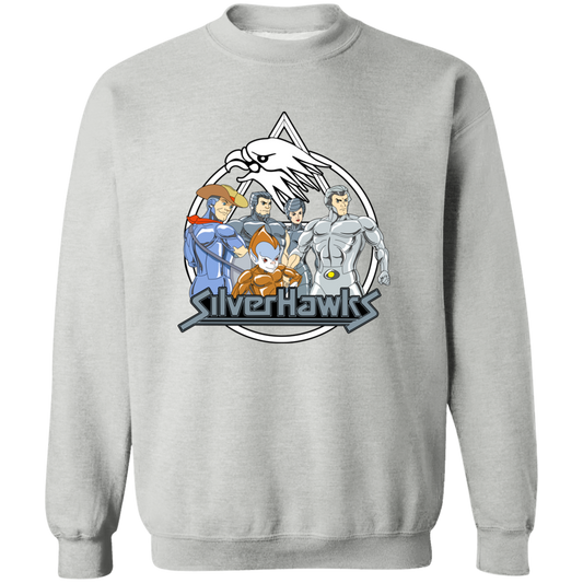 "SILVERHAWKS" Crewneck Pullover Sweatshirt