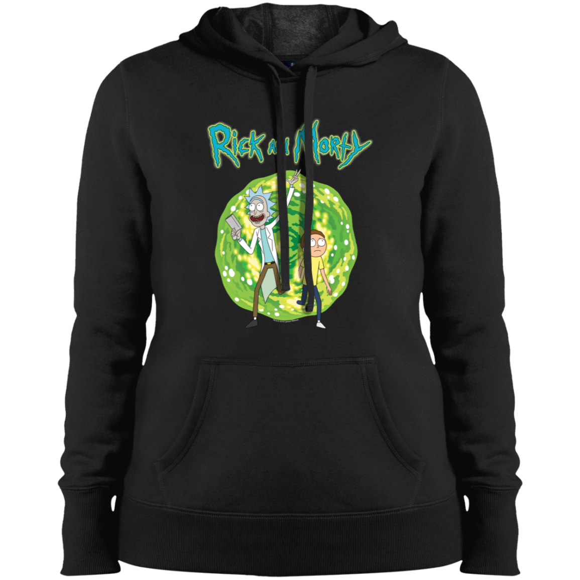 "RICK AND MORTY" Ladies' Pullover Hooded Sweatshirt