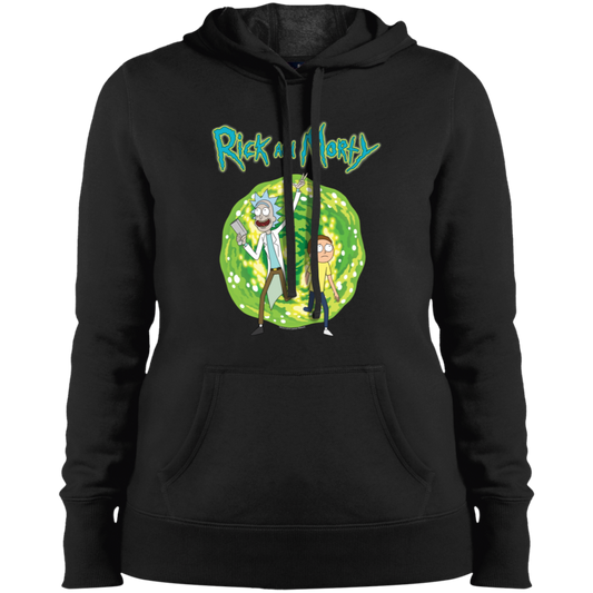 "RICK AND MORTY" Ladies' Pullover Hooded Sweatshirt