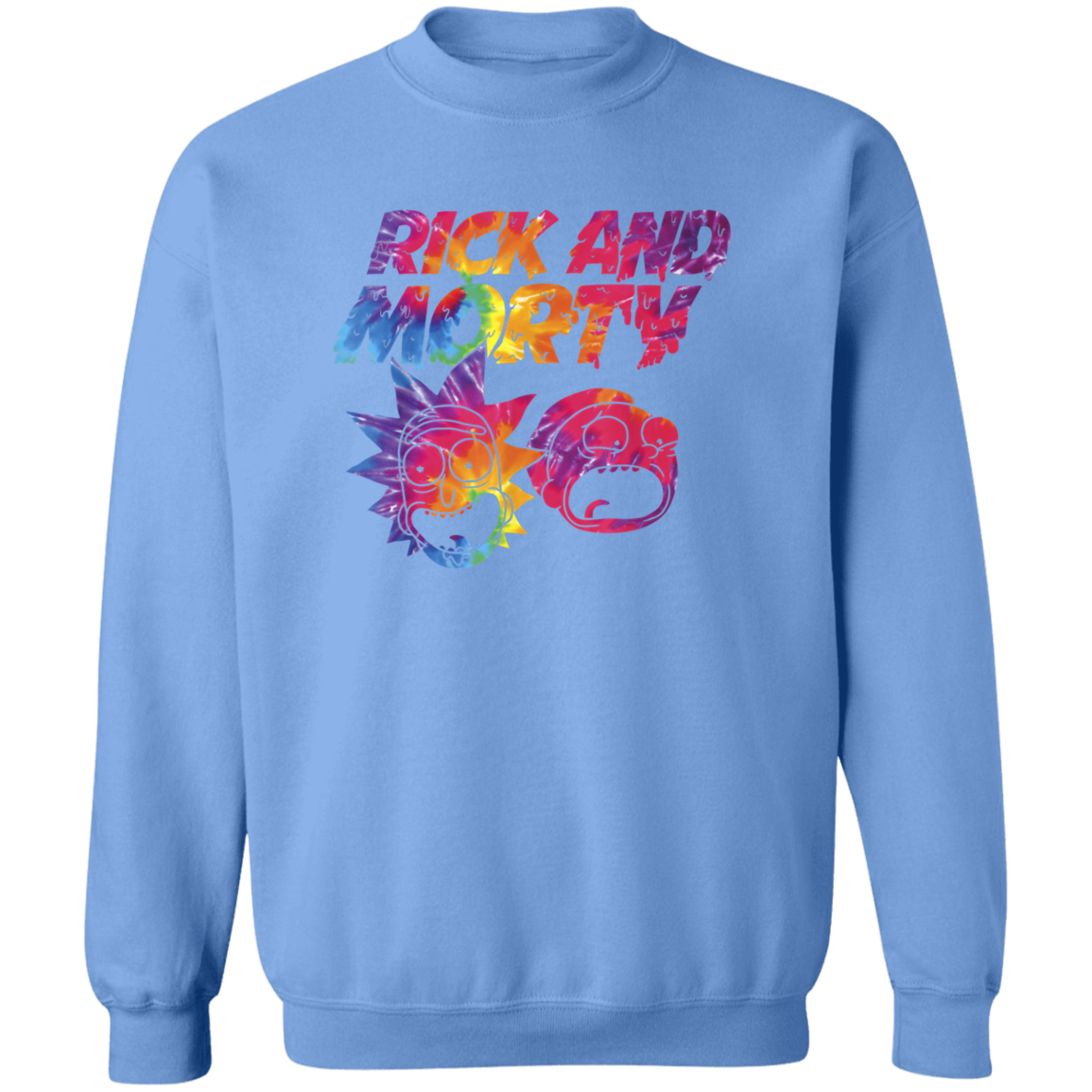 "ACID TRIP RICK AND MORTY" Crewneck Pullover Sweatshirt