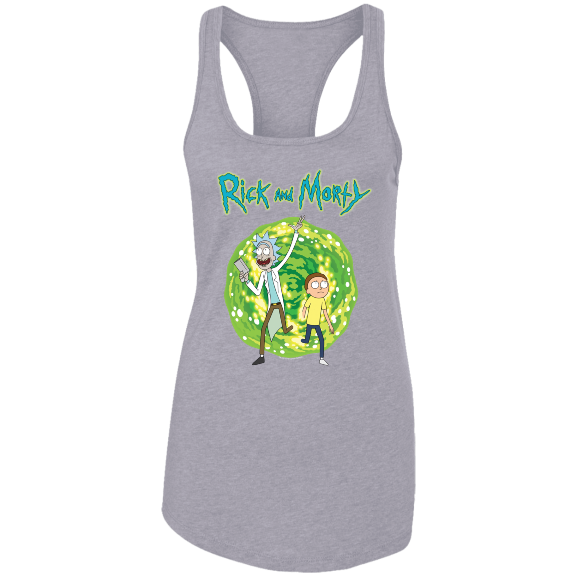 "RICK AND MORTY" Ladies Ideal Racerback Tank