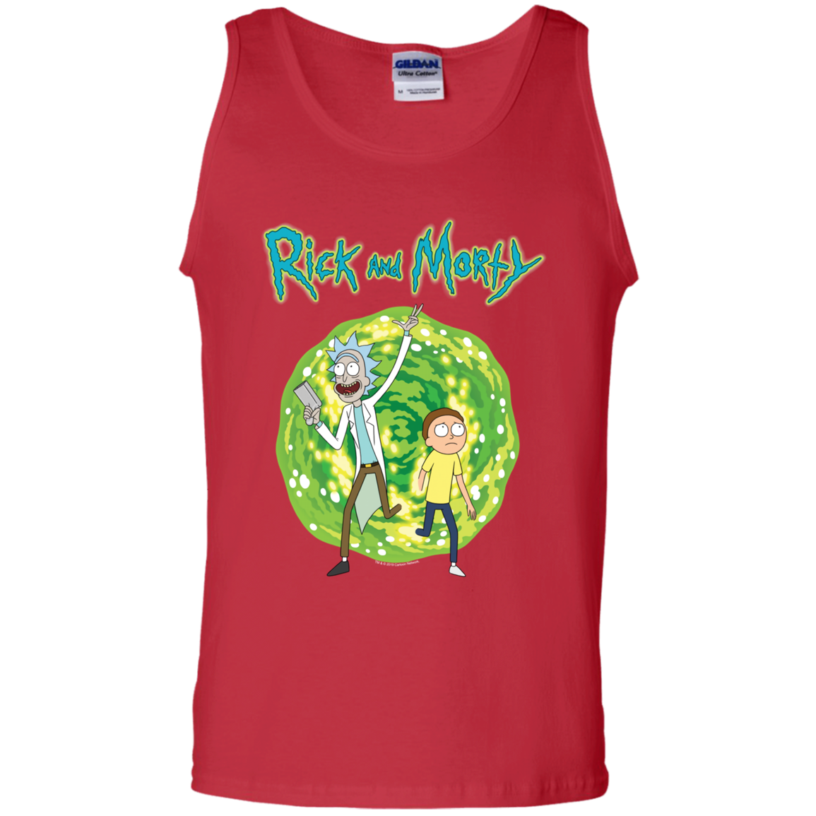 "RICK AND MORTY" 100% Cotton Tank Top