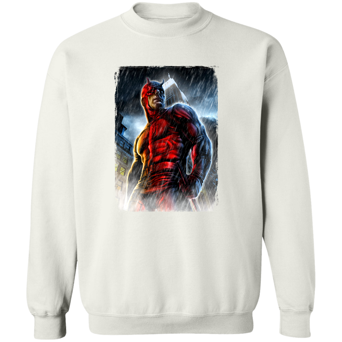 "THE MAN WITHOUT FEAR" Crewneck Pullover Sweatshirt