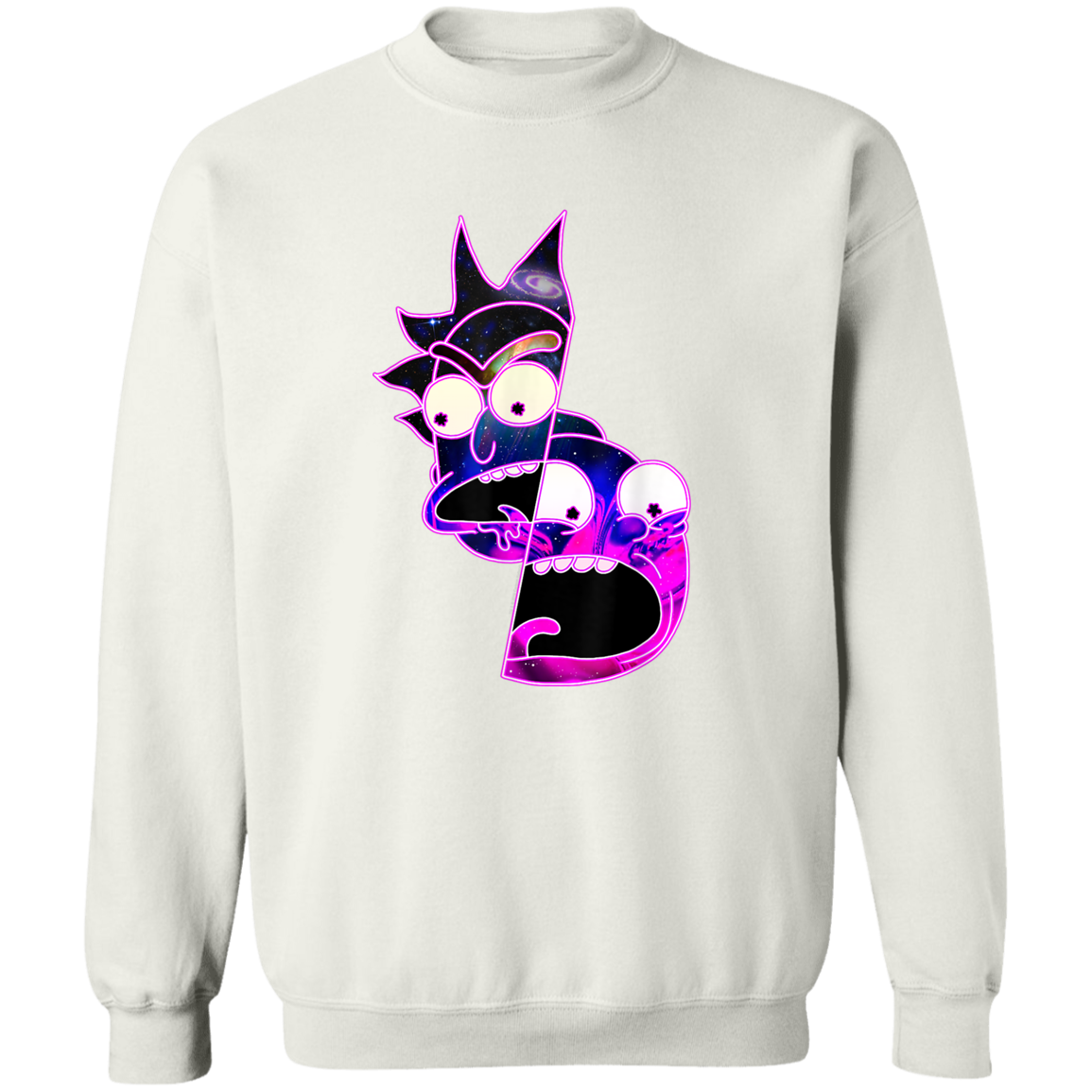 "TRIPPY RICK AND MORTY" Crewneck Pullover Sweatshirt