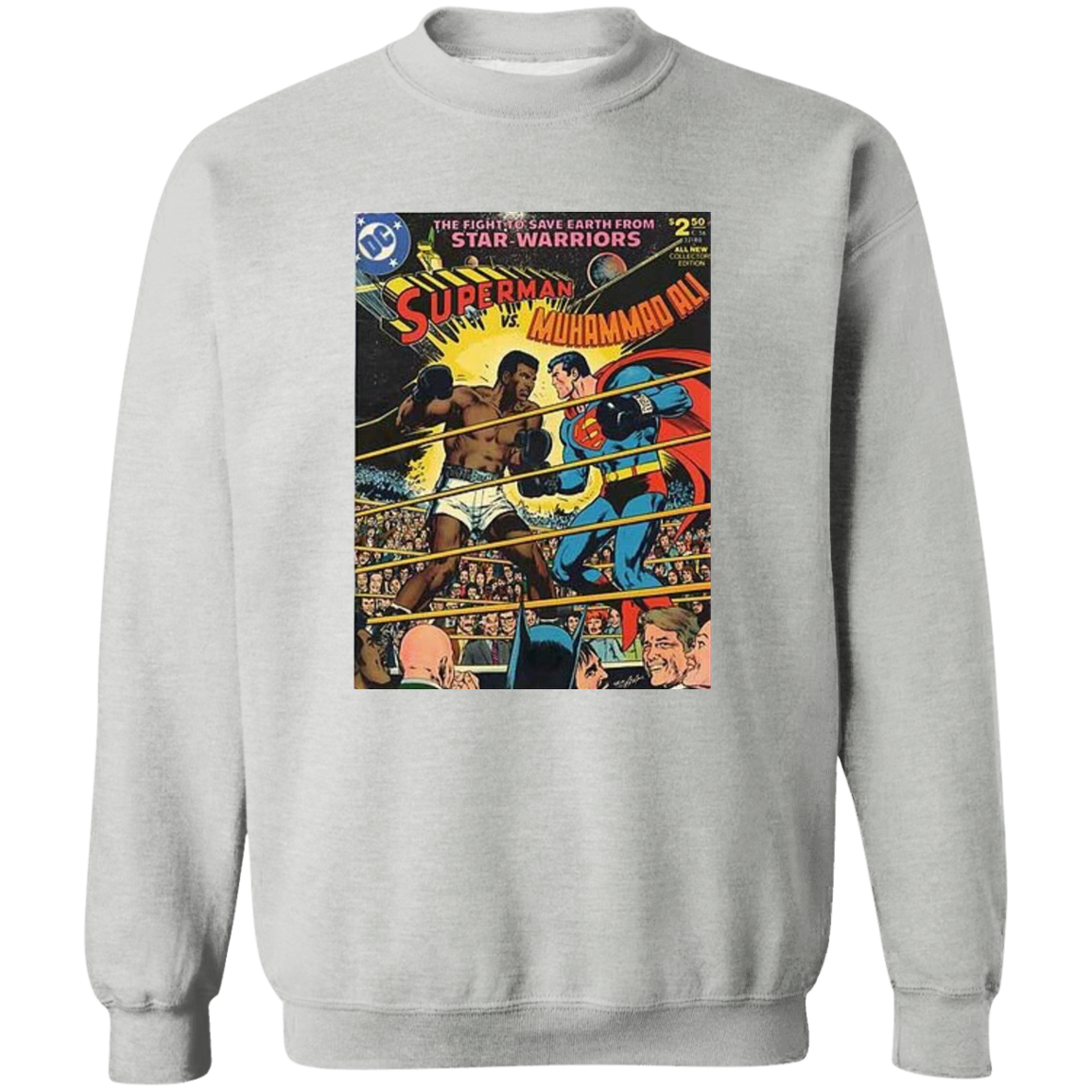 "SUPERMAN VS ALI" Crewneck Pullover Sweatshirt