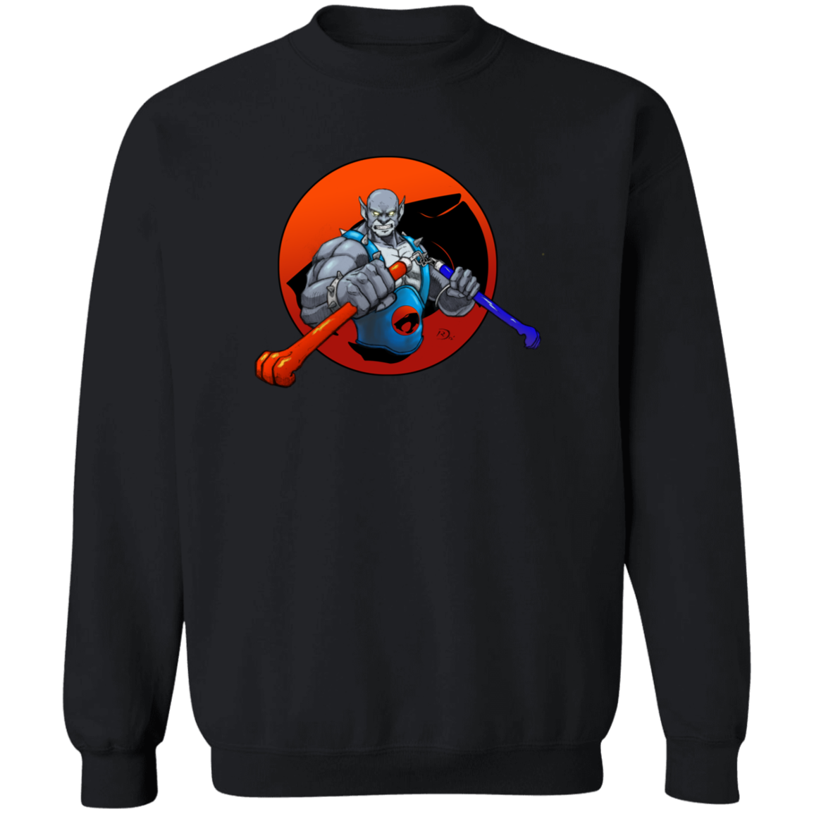 "PANTHRO" Crewneck Pullover Sweatshirt